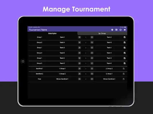 Competition Manager android App screenshot 1